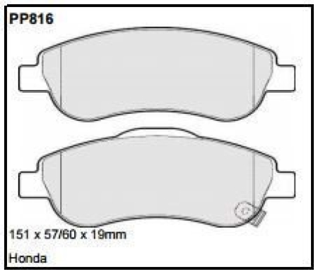 Black Diamond PP816 predator pad brake pad kit PP816