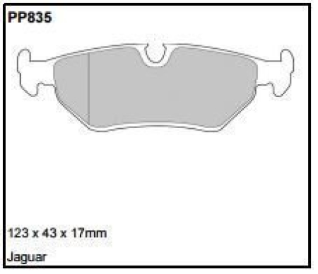 Black Diamond PP835 predator pad brake pad kit PP835