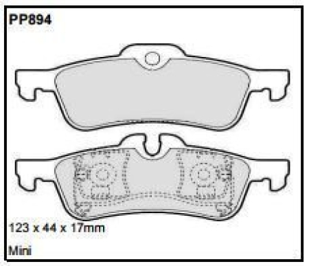 Black Diamond PP894 predator pad brake pad kit PP894