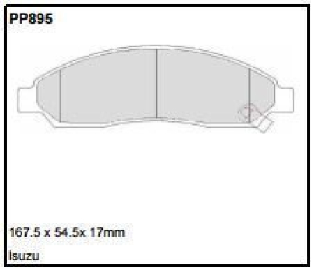 Black Diamond PP895 predator pad brake pad kit PP895