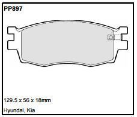 Black Diamond PP897 predator pad brake pad kit PP897