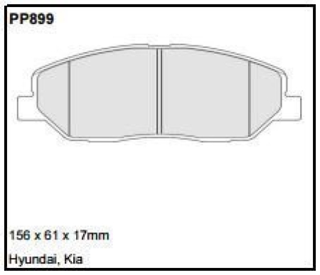 Black Diamond PP899 predator pad brake pad kit PP899