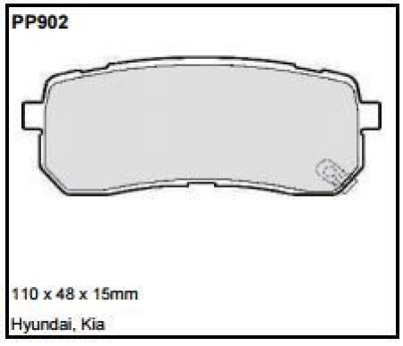 Black Diamond PP902 predator pad brake pad kit PP902