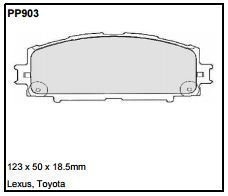 Black Diamond PP903 predator pad brake pad kit PP903