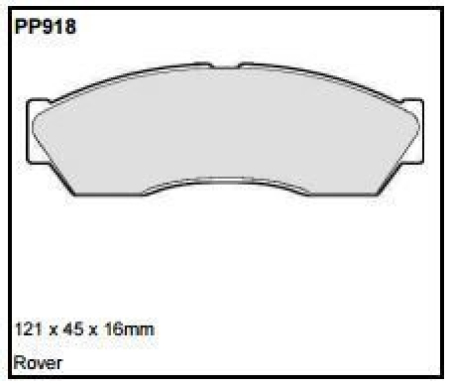 Black Diamond PP918 predator pad brake pad kit PP918