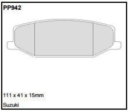 Black Diamond PP942 predator pad brake pad kit PP942