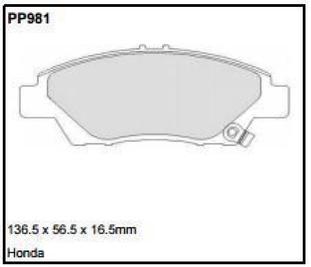 Black Diamond PP981 predator pad brake pad kit PP981