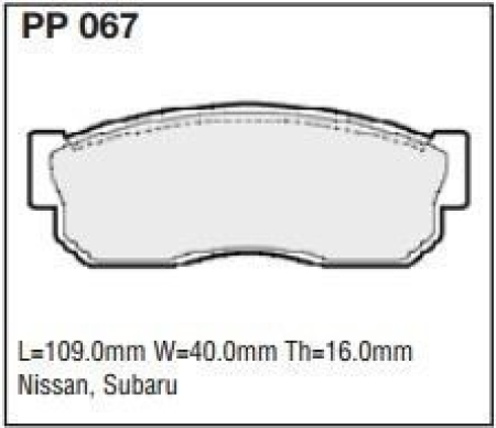 Black Diamond PP067 predator pad brake pad kit PP067