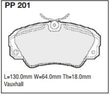 Black Diamond PP201 predator pad brake pad kit PP201