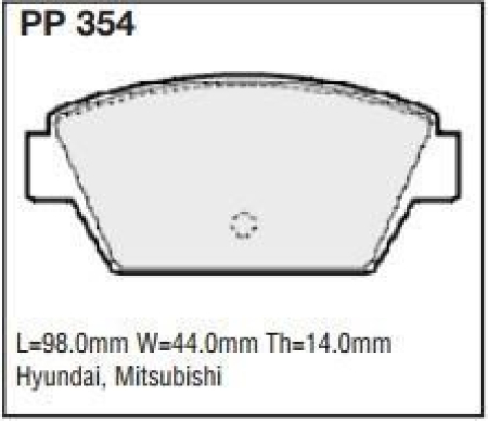 Black Diamond PP354 predator pad brake pad kit PP354