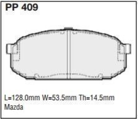 Black Diamond PP409 predator pad brake pad kit PP409