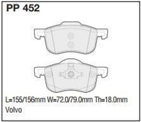 Black Diamond PP452 predator pad brake pad kit PP452