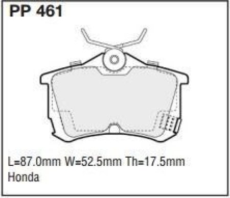 Black Diamond PP461 predator pad brake pad kit PP461