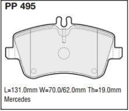 Black Diamond PP495 predator pad brake pad kit PP495