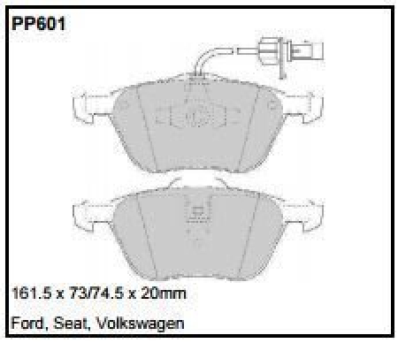 Black Diamond PP601 predator pad brake pad kit PP601