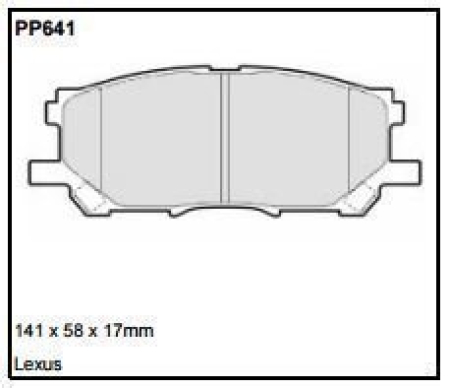 Black Diamond PP641 predator pad brake pad kit PP641