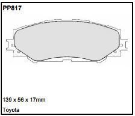 Black Diamond PP817 predator pad brake pad kit PP817