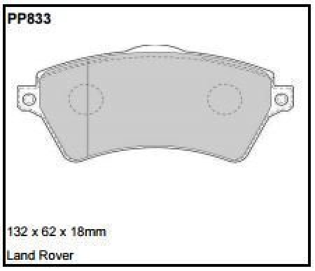 Black Diamond PP833 predator pad brake pad kit PP833