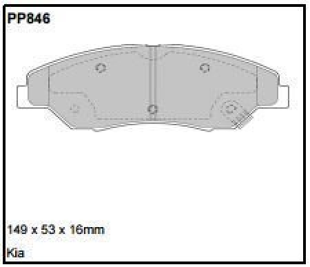 Black Diamond PP846 predator pad brake pad kit PP846
