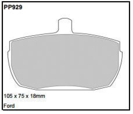 Black Diamond PP929 predator pad brake pad kit PP929