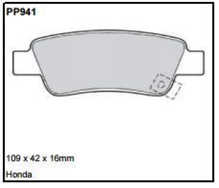 Black Diamond PP941 predator pad brake pad kit PP941