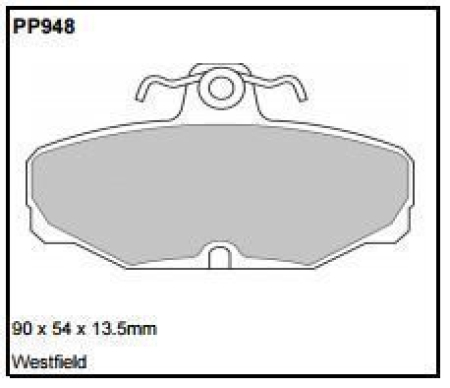 Black Diamond PP948 predator pad brake pad kit PP948