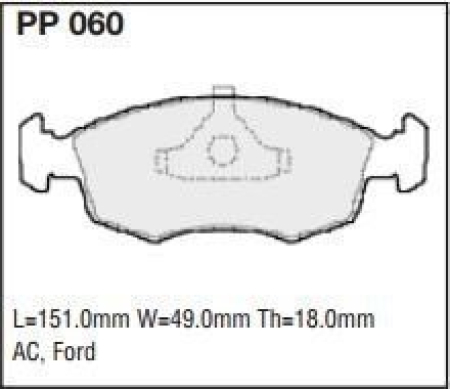 Black Diamond PP060 predator pad brake pad kit PP060