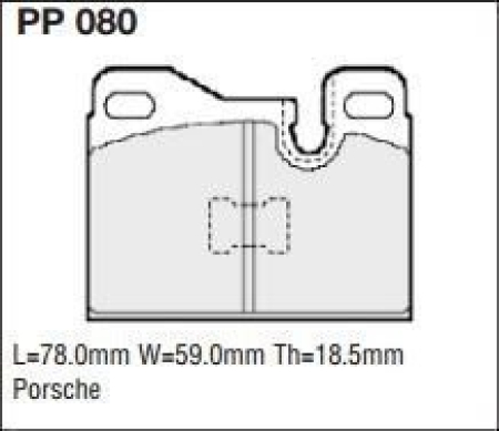 Black Diamond PP080 predator pad brake pad kit PP080