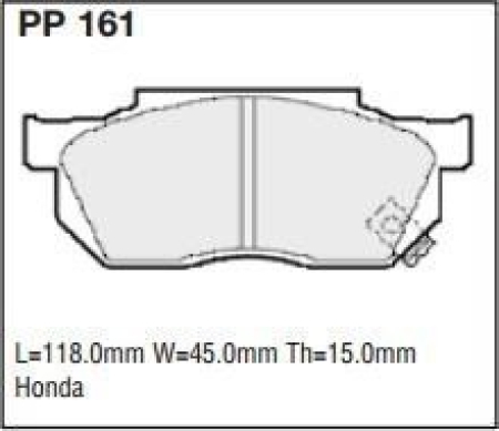 Black Diamond PP161 predator pad brake pad kit PP161