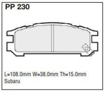 Black Diamond PP230 predator pad brake pad kit PP230