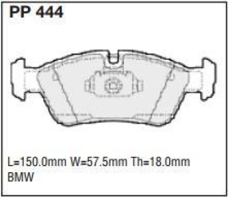 Black Diamond PP444 predator pad brake pad kit PP444