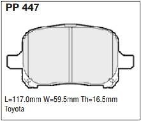 Black Diamond PP447 predator pad brake pad kit PP447