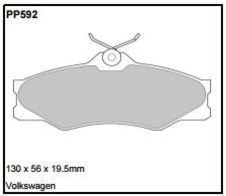 Black Diamond PP592 predator pad brake pad kit PP592