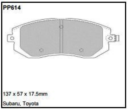 Black Diamond PP614 predator pad brake pad kit PP614