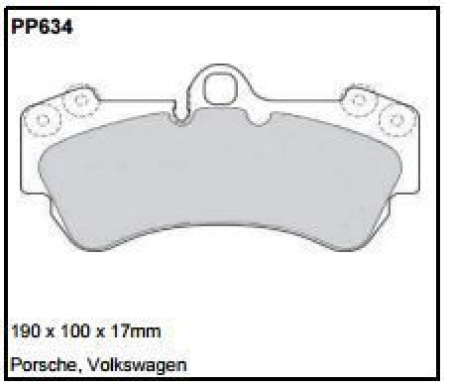 Black Diamond PP634 predator pad brake pad kit PP634