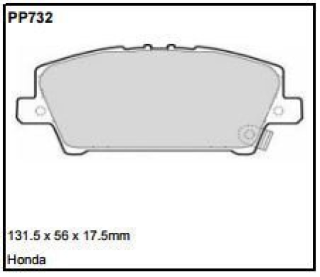 Black Diamond PP732 predator pad brake pad kit PP732