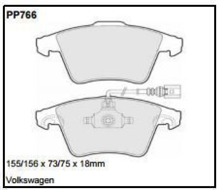 Black Diamond PP766 predator pad brake pad kit PP766