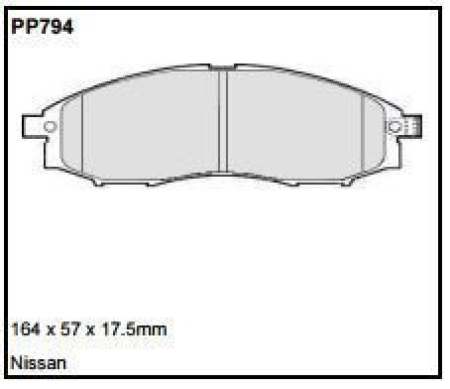 Black Diamond PP794 predator pad brake pad kit PP794