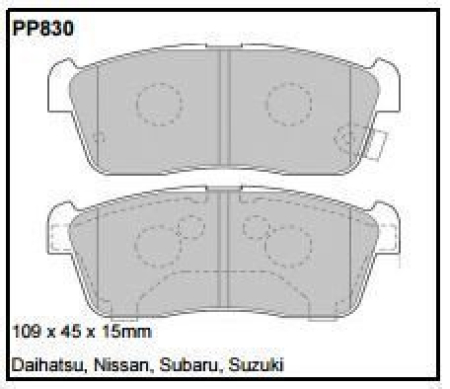Black Diamond PP830 predator pad brake pad kit PP830