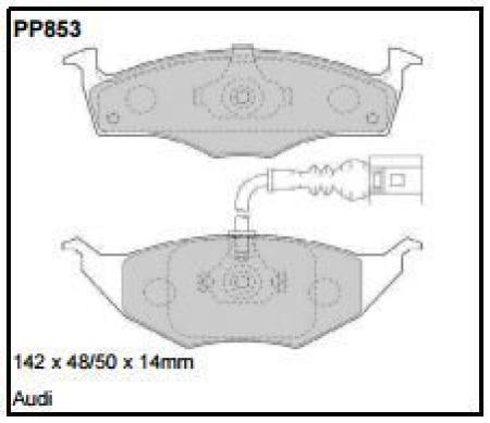 Black Diamond PP853 predator pad brake pad kit PP853