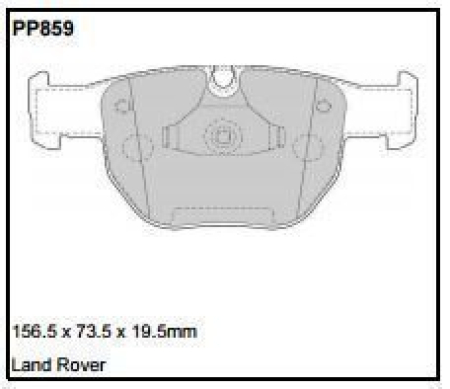 Black Diamond PP859 predator pad brake pad kit PP859
