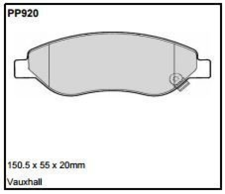 Black Diamond PP920 predator pad brake pad kit PP920