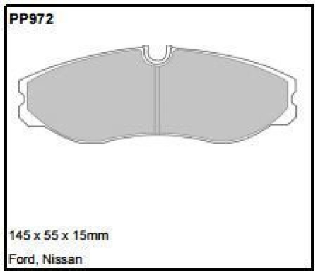 Black Diamond PP972 predator pad brake pad kit PP972