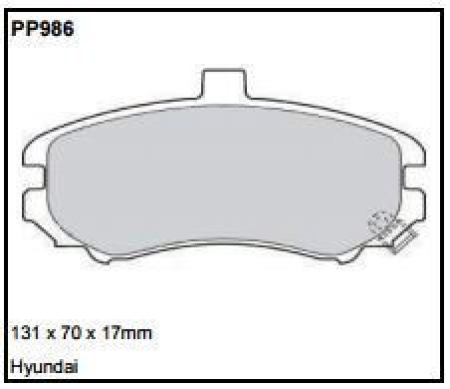 Black Diamond PP986 predator pad brake pad kit PP986