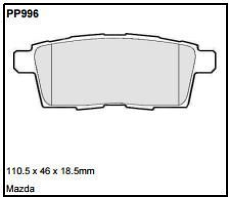 Black Diamond PP996 predator pad brake pad kit PP996