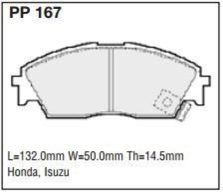Black Diamond PP167 predator pad brake pad kit PP167