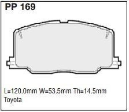 Black Diamond PP169 predator pad brake pad kit PP169