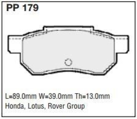 Black Diamond PP179 predator pad brake pad kit PP179