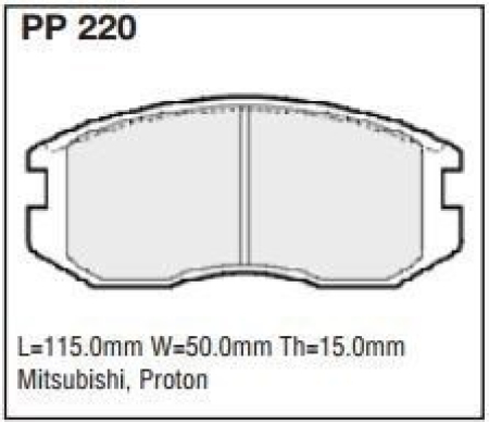 Black Diamond PP220 predator pad brake pad kit PP220