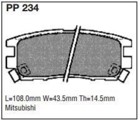Black Diamond PP234 predator pad brake pad kit PP234